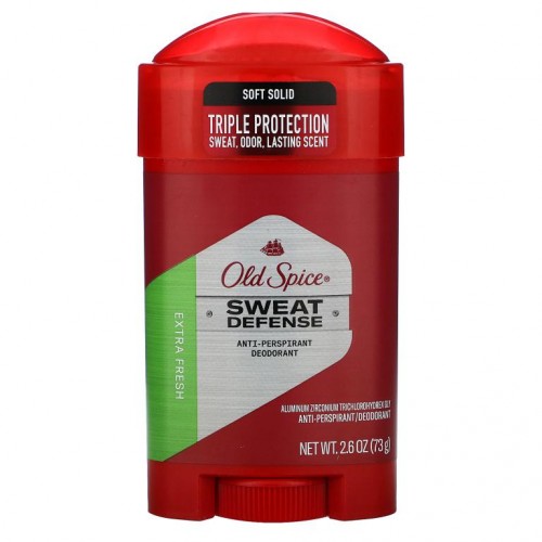 Old Spice, 땀 억제 데오드란트, Soft Solid, Extra Fresh, 2.6 oz (73 g)