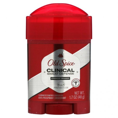 Old Spice, Clinical Sweat Defense, Anti-Perspirant/Deodorant, Stronger Swagger, 1.7 oz (48 g)