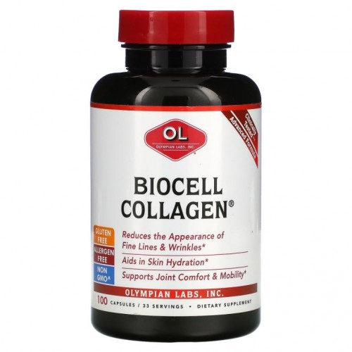Olympian Labs, 바이오 셀 콜라겐(BioCell Collagen), 100 캡슐