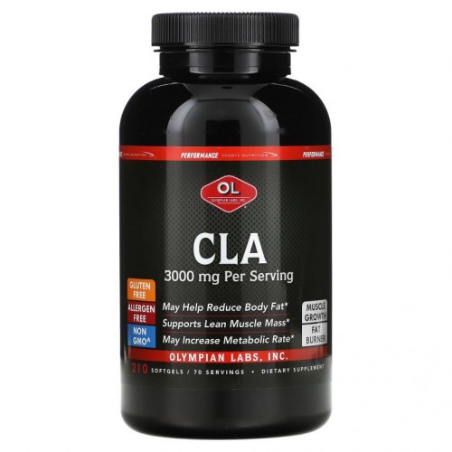 Olympian Labs, CLA, 1,000mg, 소프트젤 210정