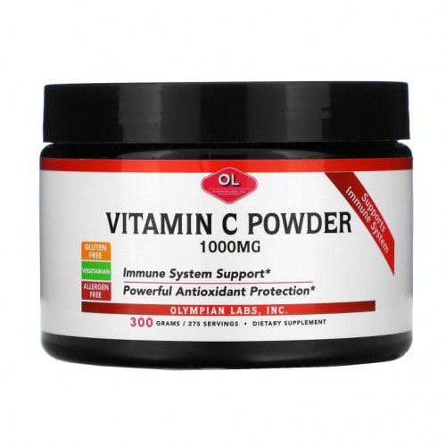 Olympian Labs, 비타민C 분말, 1,000mg, 300g(10.58oz)