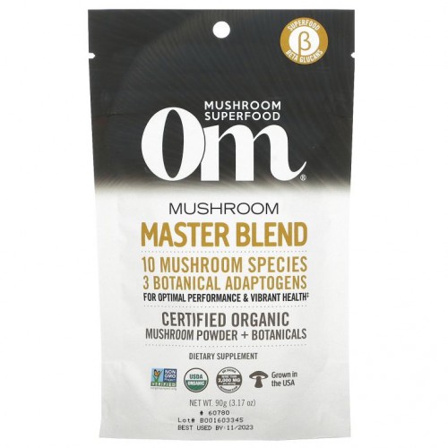 Om Mushrooms, 버섯 마스터 혼합물, 90g(3.17oz)
