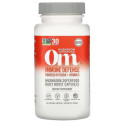 Om Mushrooms, 면역력 강화 보충제, 영지버섯 및 비타민C 함유, 697mg, 베지 캡슐 90정