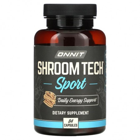 Onnit, Shroom Tech 스포츠, 데일리 에너지 강화, 캡슐 84정