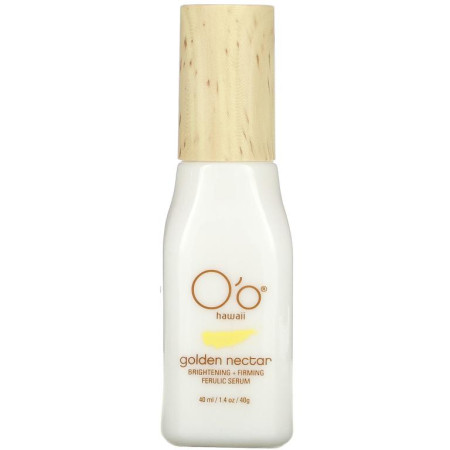 O'o Hawaii, 골든 넥타, 브라이트닝 + 퍼밍 페룰릭 세럼, 1.4oz(40ml)