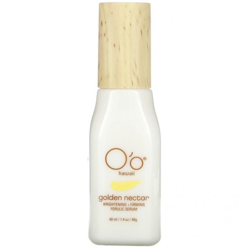 O'o Hawaii, 골든 넥타, 브라이트닝 + 퍼밍 페룰릭 세럼, 1.4oz(40ml)