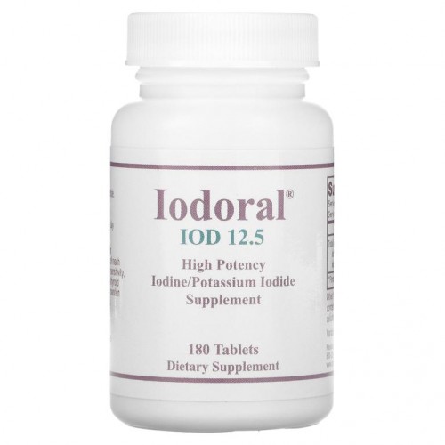 Optimox, Iodoral, 고효능, 180정