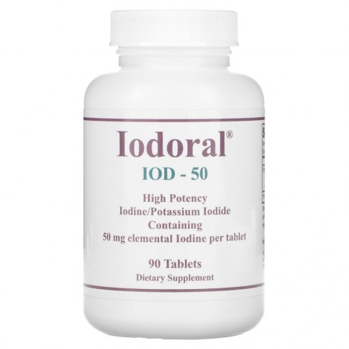 Optimox, Iodoral, 50 mg, 90정