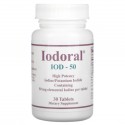Optimox, Iodoral, IOD-50, 50mg, 30정