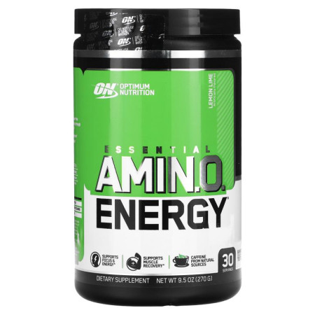 Optimum Nutrition, ESSENTIAL AMIN.O. ENERGY, 레몬 라임, 270g(9.5oz)