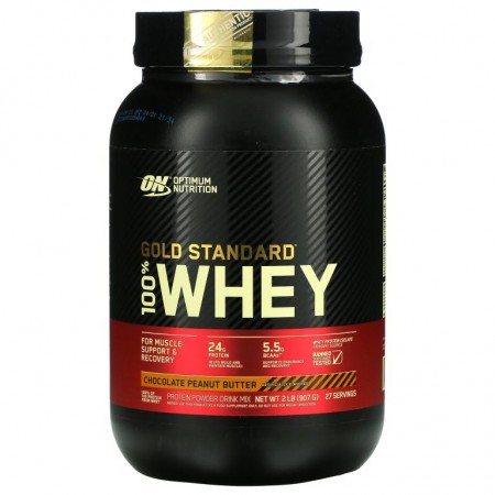 Optimum Nutrition, Gold Standard 100% Whey, 초콜릿 피넛 버터, 907g(2lbs)