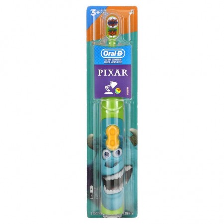 Oral-B, 전동 칫솔, 소프트, 만 3세 이상, 픽사, 칫솔 1개