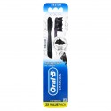 Oral-B, 숯 칫솔, 미디엄, 만 3세 이상, 칫솔 2개
