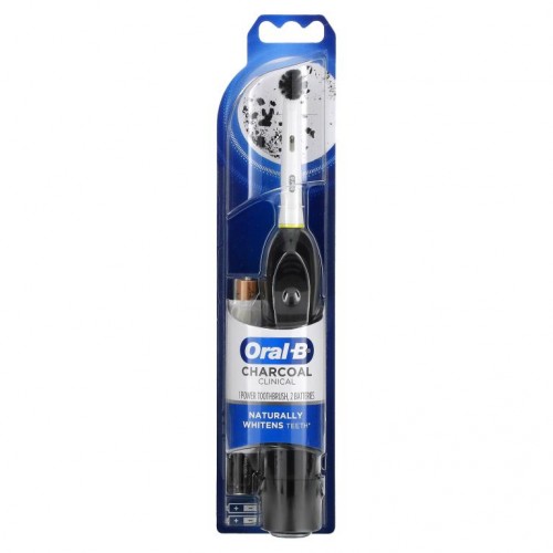 Oral-B, 숯 클리니컬 전동 칫솔, 칫솔 1개