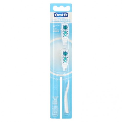 Oral-B, 딥 클린 교체형 칫솔모, 2팩