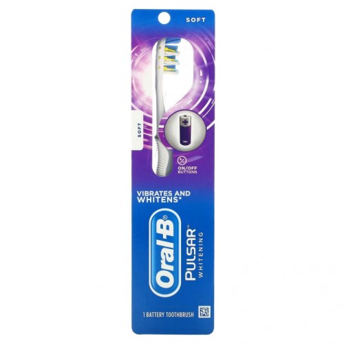 Oral-B, Pulsar 화이트닝, 전동 칫솔, 소프트, 칫솔 1개