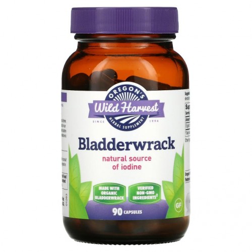 Oregon's Wild Harvest, Bladderwrack, 90 Capsules