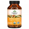 Organic India, 아슈와간다, 베지 캡슐 180정
