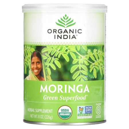 Organic India, 모링가, 226g(8oz)