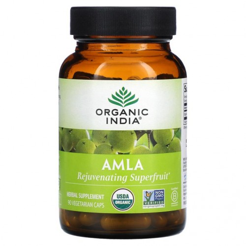 Organic India, 암라, 베지 캡슐 90정