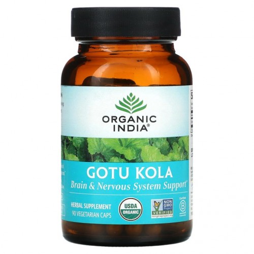 Organic India, 병풀, 베지 캡슐 90정