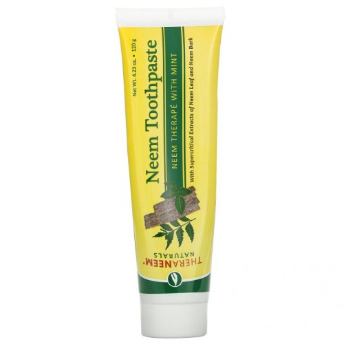 Organix South, TheraNeem Naturals, 님 치약, 민트 함유 님 테라피, 120g(4.23oz)