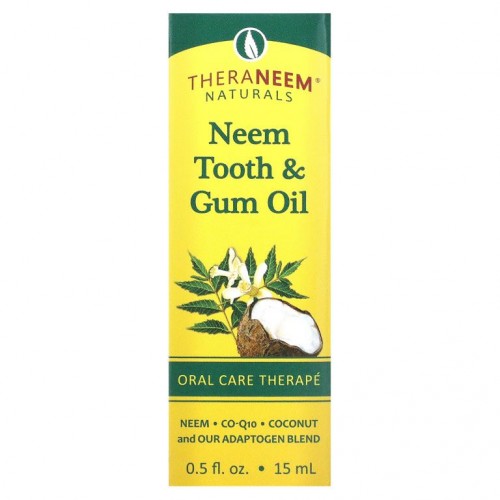 Organix South, TheraNeem Naturals, 인도 멀구슬나무 치아 & 잇몸 오일, 구강 케어, 15ml(0.5fl oz)