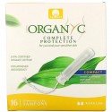 Organyc, 유기농 탐폰, 콤팩트, 레귤러, 탐폰 16개입