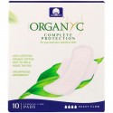 Organyc, 오가닉 코튼 패드, 헤비 플로 나이트, 패드 10 개입