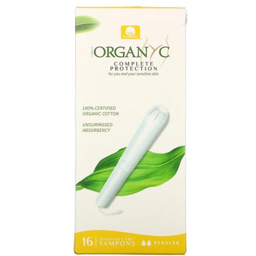 Organyc, 탐폰, 레귤러, 16개입
