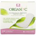Organyc, 유기농 면 팬티 라이너, 적은 양, 24개입