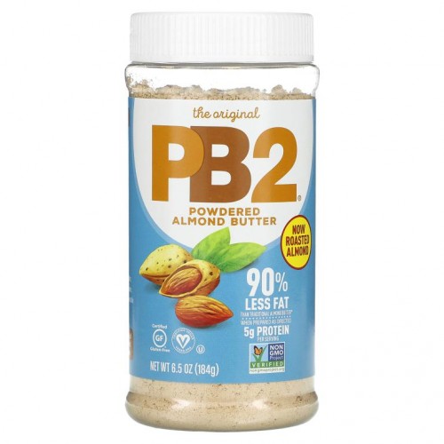 PB2 Foods, The Original PB2, 아몬드 버터 분말, 6.5 oz (184 g)