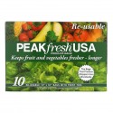 PEAKfresh USA, 신선식품 보관백, 묶는 끈 포함, 재사용 가능, 10개