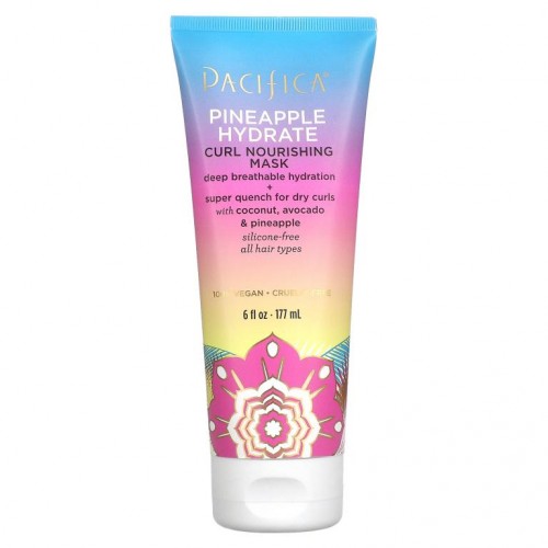 Pacifica, 파인애플 하이드레이트, 컬 영양 마스크, 177ml(6fl oz)