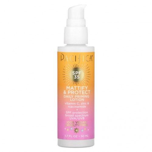 Pacifica, 기름기 제거 & 보호, 데일리 프라이밍 로션, SPF 35, 50ml(1.7fl oz)
