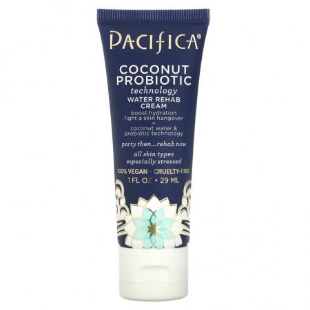 Pacifica, 코코넛 프로바이오틱, Technology Water Rehab Cream, 29ml(1fl oz)