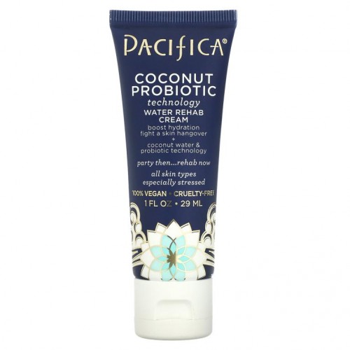 Pacifica, 코코넛 프로바이오틱, Technology Water Rehab Cream, 29ml(1fl oz)