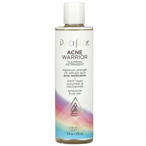 Pacifica, Acne Warrior, Clearing Astringent, Maximum Strength, 8 fl oz (236 ml)