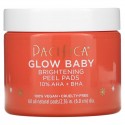 Pacifica, Glow Baby, 브라이트닝 필 패드, 천연 성분 패드 60장