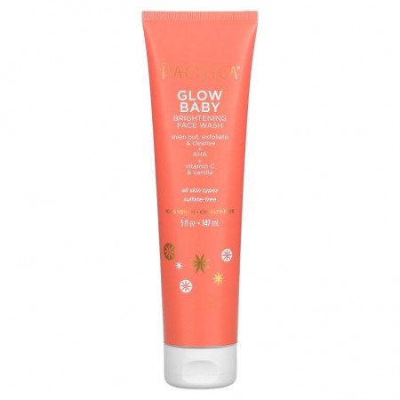 Pacifica, Glow Baby Brightening Face Wash, 5 fl oz (147 ml)