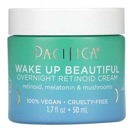 Pacifica, Wake Up Beautiful, Overnight Retinoid Cream, 1.7 fl oz (50 ml)