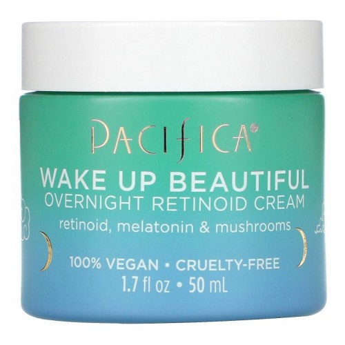 Pacifica, Wake Up Beautiful, Overnight Retinoid Cream, 1.7 fl oz (50 ml)