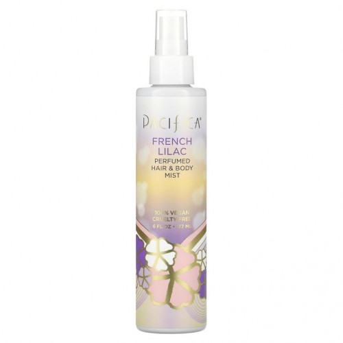Pacifica, 프렌치 라일락 퍼퓸드 헤어 & 바디 미스트, 177ml(6fl oz)