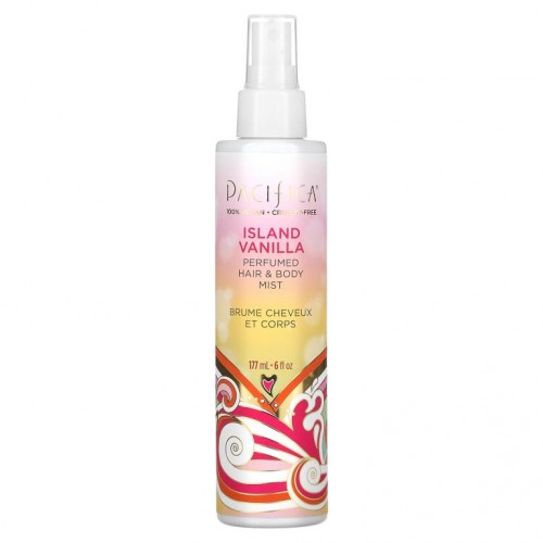 Pacifica, 아일랜드 바닐라 향 헤어 & 바디 미스트, 6 fl oz (177 ml)