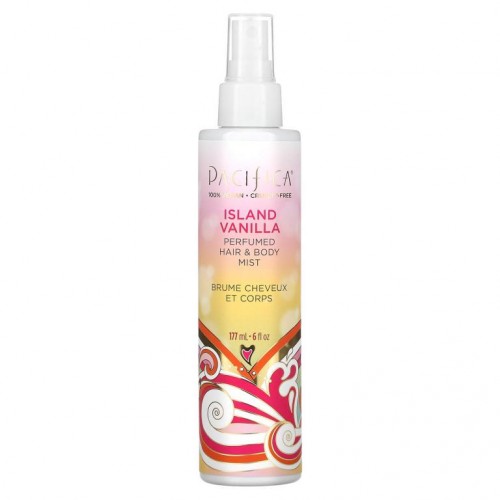 Pacifica, 아일랜드 바닐라 향 헤어 & 바디 미스트, 6 fl oz (177 ml)