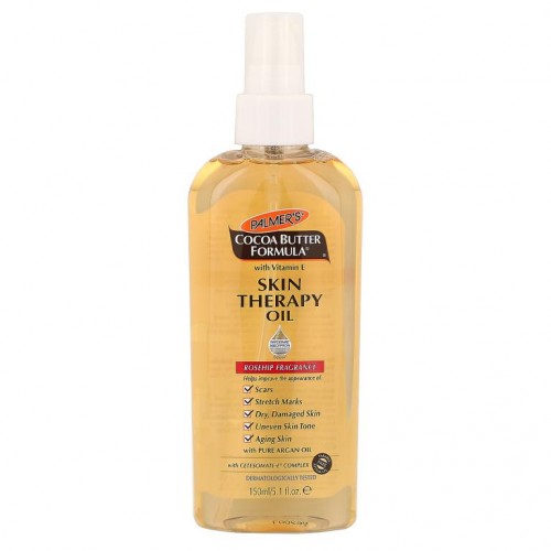 Palmer's, 코코아 버터 포뮬라, 스킨 테라피 오일, 로즈힙 향, 5.1 액량 온스 (150 ml)