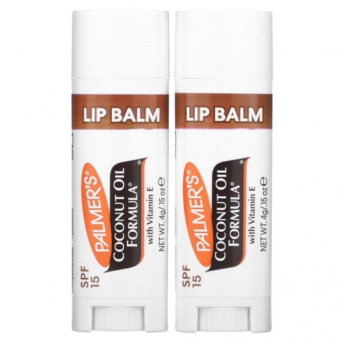 Palmer's, 코코넛 오일 립밤, SPF 15, 2 팩, 0.8 g (0.30 oz)