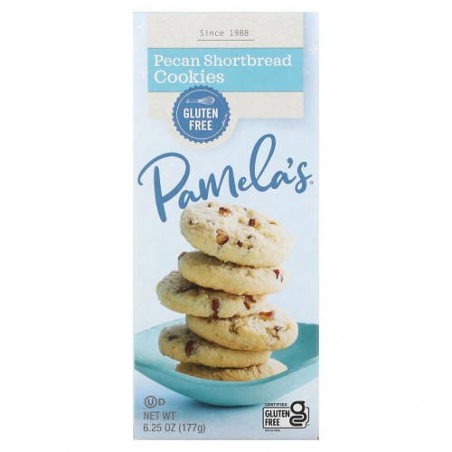 Pamela's Products, 쇼트브레드 쿠키, 피칸, 177g(6.25oz)