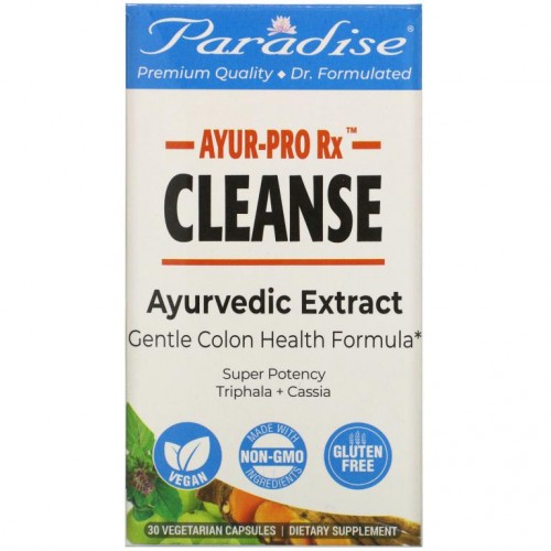 Paradise Herbs, AYUR-Pro Rx, Cleanse, 베지 캡슐 60정