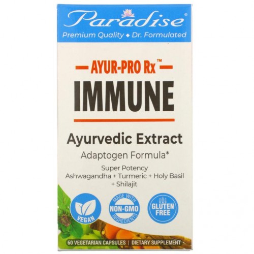 Paradise Herbs, AYUR-Pro Rx, Immune, 베지 캡슐 60정